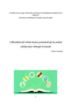 Le portfolio comme moyen d'évaluation authentique et de développement