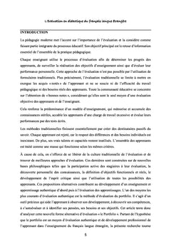 Le portfolio comme moyen d'évaluation authentique et de développement