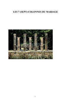 Les 7 (Sept) Colonnes du Mariage