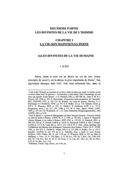 Les divinites dans l'oeuvre poetique d'Ovide : Tome II