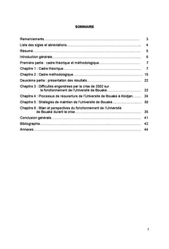 Crise politique en Côte d'Ivoire et fonctionnement des Universités
