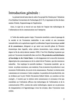 Les TIC et l'entreprise