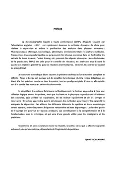 HPLC. Theorie et pratique