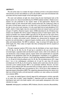 Hydrogéochimie et pollution du système lagunaire de Lomé (Togo)