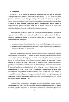 Simulation numérique dans une conduite munie des chicanes poreuses