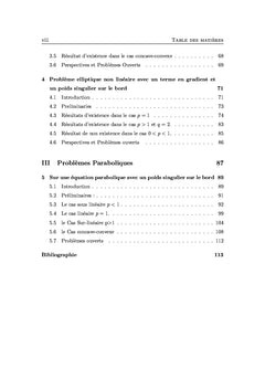 Sur une classe de problemes elliptiques et paraboliques non-lineaires