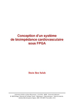 Conception d'un système de bioimpédance cardiovasculaire sous FPGA