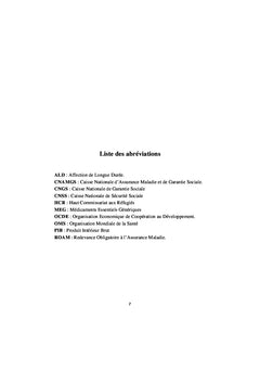 Analyse d'un système d'aide sociale au Gabon. Cas de la CNAMGS