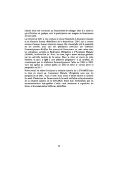 Analyse d'un système d'aide sociale au Gabon. Cas de la CNAMGS