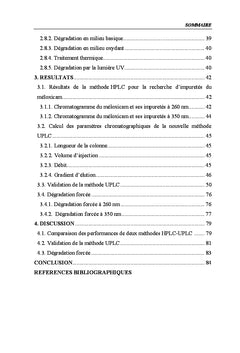 Stratégie de transfert du mode HPLC au mode UPLC