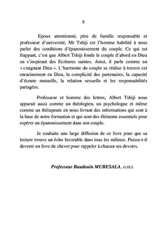 Pour une vie conjugale epanouie