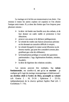 Pour une vie conjugale epanouie