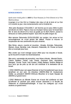 Evaluation des activites medecine humanitaire
