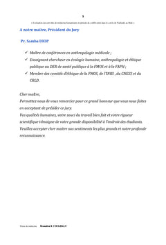 Evaluation des activites medecine humanitaire
