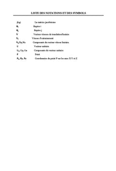Modelisation geometrique et cinematique des porteurs robot A 3 DDL