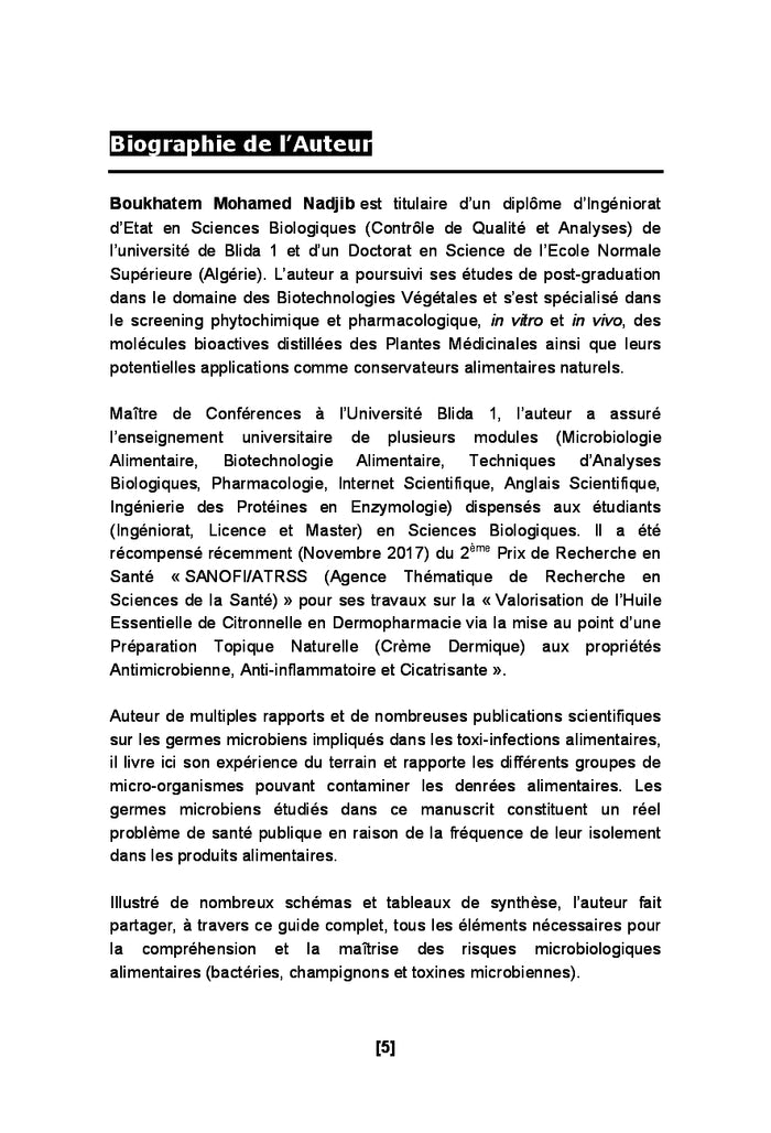 microbiologie alimentaire