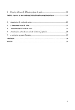 Système de santé de la République Démocratique du Congo