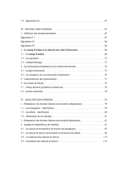 Stratégies de sélection et d'utilisation des manuels de lecture