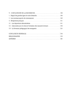 Stratégies de sélection et d'utilisation des manuels de lecture