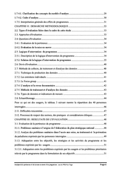Analyse de la lutte contre le paludisme