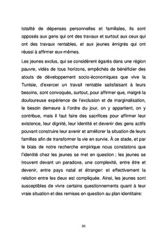 La recherche de s'affirmer à travers l'émigration
