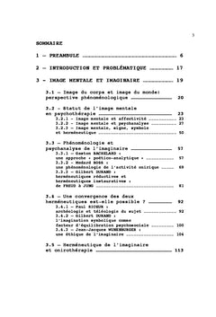 L'image mentale onirique en psychothérapie: épistémologie et histoire