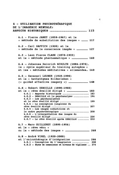 L'image mentale onirique en psychothérapie: épistémologie et histoire