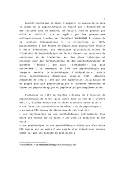 L'image mentale onirique en psychothérapie: épistémologie et histoire