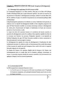 Le risque d'audit dans le fonctionnement des projets finances par FeD