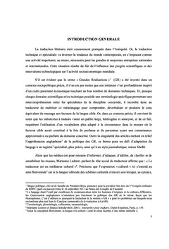 La traductologie à l'ère des Grandes réalisations