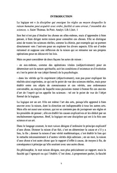 Abrégé de Logique Formelle