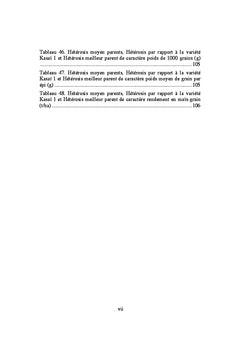 Augmentation du rendement du maïs (Zea mays L.)