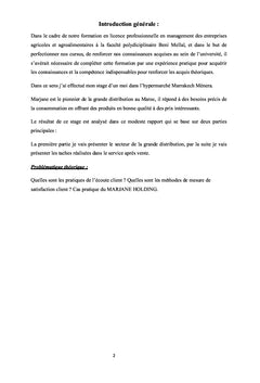 La satisfaction de la clientele dans la grande distribution