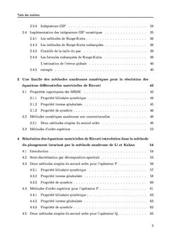 Résolution des équations différentielles martricielles de Riccati