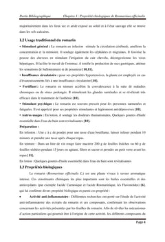 Les Catéchines Dans Le Romarin