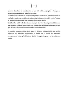 Déterminants de l'arbitrage entre une Banque et IMF