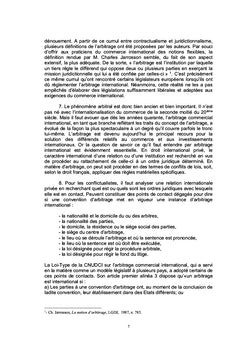 Principes fondamentaux de l'arbitrage commercial international