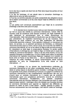Principes fondamentaux de l'arbitrage commercial international