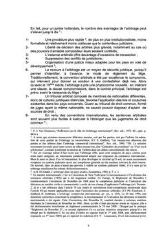 Principes fondamentaux de l'arbitrage commercial international