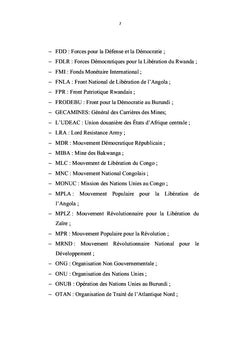 L'Afrique des Grands Lacs face aux mutations geopolitiques: