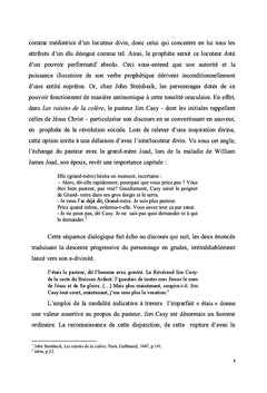 Le messianisme subversif chez John Steinbeck
