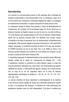 L'apport au quotidien de calcium chez la femme menopausee au Senegal