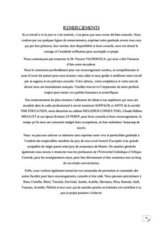 Profil de proprietaires dirigeants pratiques de gestion et performance