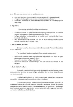 Analyse de la filière de Piper Umbellatum (Tshilombolombo) à Kinshasa