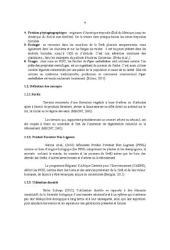 Analyse de la filière de Piper Umbellatum (Tshilombolombo) à Kinshasa
