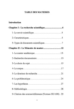 Éléments de méthodologie de recherche