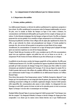 Marketing bancaire et ses enjeux sur le comportement des consommateurs