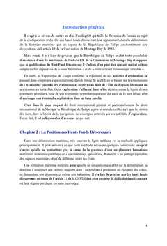 Nature et rôle de haut-fond découvrant dans une délimitation maritime