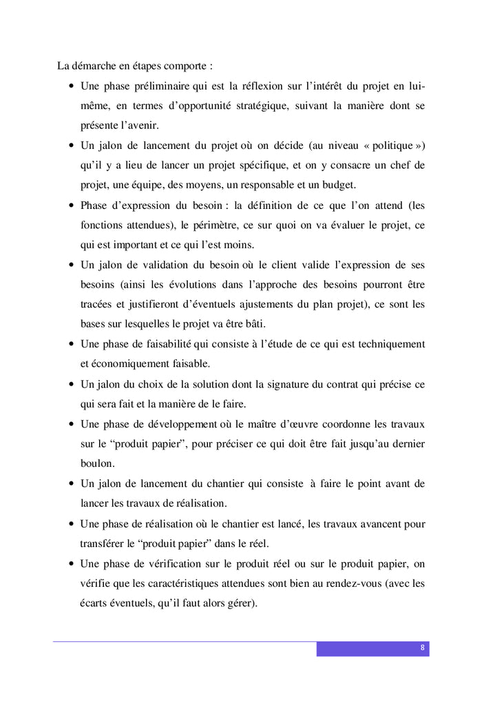 Methodologie de gestion de projet : cours et applications