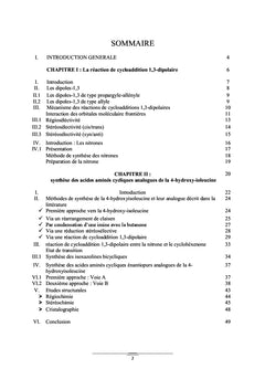 Des nouveaux acides aminés :